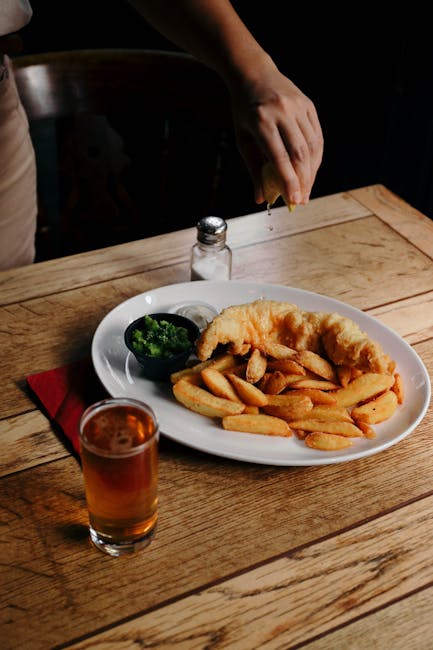fish and chips traditie verenigd koninkrijk - illustratie 2