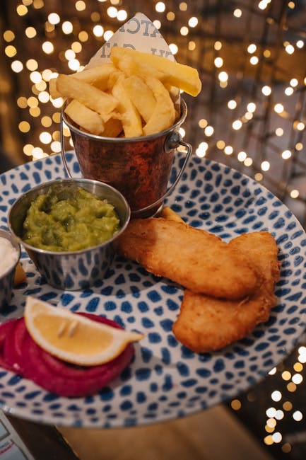 fish and chips traditie verenigd koninkrijk - illustratie 4